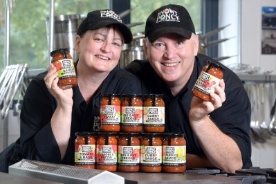 Pictured: Nowt Poncy Food Company co-founders Karen Walker and Julian Abel