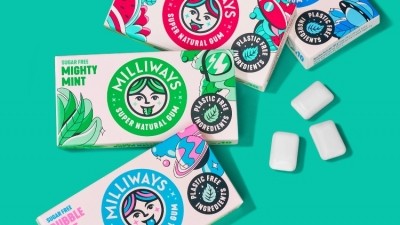 Milliways chewing gum is plastic free and plant-based