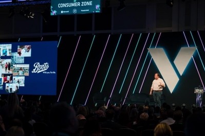 Boots chief executive Seb James was a keynote speaker at the 2023 LIVE conference